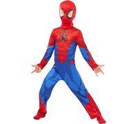 Costume Ufficiale Marvel Spider-Man Classico Per Bambini Taglia 7-8 Anni