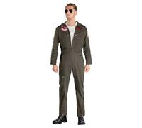 Costume ufficiale Top Gun per adulti, verde scuro