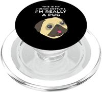 Costume umano I'm Really a Pug, Dog Funny Silly Halloween PopSockets PopGrip per MagSafe