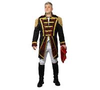 Costume Uniforme Carnevale Soldato Napoleone Giacca di Party Frock Nobile