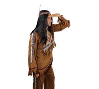 Costume Uomo Costume Da Indiano Capo Apache Sioux Cowboy L030
