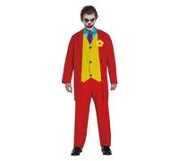 costume uomo joker rosso carnevale halloween