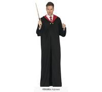 COSTUME STUDENTE MAGO CARNEVALE VESTITO GUIRCA HALLOWEEN MAGIA UNISEX ADULTO