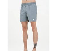 Nike - Pantaloncini da bagno stile volley grigi da 5"-Grigio L