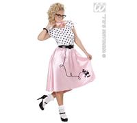 COSTUME VESTITO 50S POODLE GIRL "ANNI 50" DONNA TAGLIA M WIDMANN CARNEVALE
