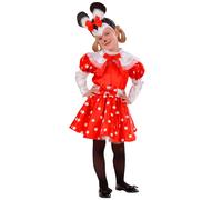 COSTUME VESTITO ABITO TRAVESTIMENTO CARNEVALE BAMBINA TOPINA