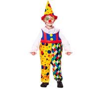 COSTUME VESTITO ABITO TRAVESTIMENTO CARNEVALE BAMBINO CLOWN