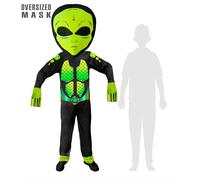 COSTUME VESTITO ABITO TRAVESTIMENTO CARNEVALE BAMBINO EXTRATERRESTRE ALIENO 0193