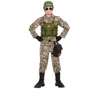 COSTUME VESTITO ABITO TRAVESTIMENTO CARNEVALE BAMBINO SOLDATO NAVY SEALS - 9684