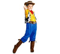 COSTUME VESTITO ABITO TRAVESTIMENTO CARNEVALE COSPLAY BAMBINO BILLY COWBOY -3833