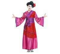 COSTUME VESTITO ABITO TRAVESTIMENTO CARNEVALE GEISHA KIMONO E CINTURA 5/13 ANNI - 3871