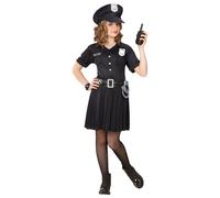COSTUME VESTITO ABITO TRAVESTIMENTO CARNEVALE HALLOWEEN BAMBINA POLIZIOTTA