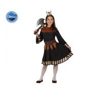 Costume vichingo da bambina 10/12 anni abito vikingo storico guerriero nordico