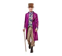 Rubies Costume Willy Wonka Deluxe per Adulti, Uomo e Donna, Abito e Cappello, Licenza Ufficiale per Carnevale, Cosplay, Feste e Halloween, Taglia L