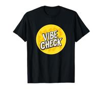 Costume Yellow Vibe Check Statement Maglietta