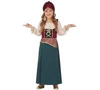 COSTUME ZINGARA GYPSY CARNEVALE VESTITO BAMBINA NOMADE CARTOMANTE INDOVINA