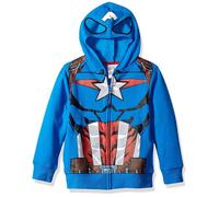 Costume Zip Hoodie Per Ragazzi Grandi Marvel Captain America, X-Large (18/20)