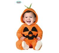 COSTUME ZUCCA HALLOWEEN CARNEVALE GUIRCA VESTITO ZUCCHETTA BIMBO NEONATO