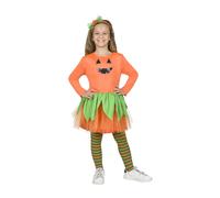 Costume Zucchetta Arancio Bambina di Pegasus Vestito di Halloween