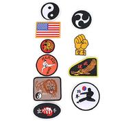 costumebase Cobra Kai Pants Patches GI Set di 10 Costume Johnny Lawrence Karate Kid Patch