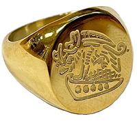 Costumeteers Kingsman Ring Harry Hart Signet Secret Agent Service Props, Oro, US Size 8