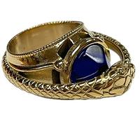 Costumeteers RUOTA DEL TEMPO Aes Sedai ANELLO channeler ouroboros puntelli serpente mago il mago, Oro, US Sz 9