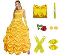 Costumi Cosplay per Anime La Bestia La Bellezza Belle Vestito da Cameriera Dan Steven Uniforme Halloween Principe Uomini Aristocratico