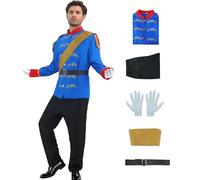 Costumi Cosplay per Anime Prince per Uomo Royal Prince Storybook Giacca Pantaloni Set Halloween Fiabe Abiti