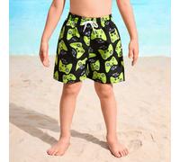 Costumi da bagno a vita legati con stampa di lettere e console di gioco per ragazzi in vacanza al mare, costumi da bagno per ragazzi adolescenti 6Y,7Y,4Y,5YAnimale,Fumetto,Ritratto,Lettere,stampa dapp