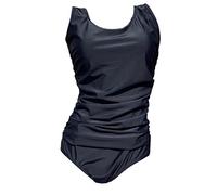 Costumi da bagno con tasche Mastectomia Costume da bagno per silicone finto seno forma cancro al seno donna costumi da bagno 125, Nero , L