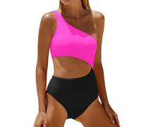 Costumi da Bagno Donna,Piscina Swimwear Contenitivo Pancia Sexy Push Up Reggiseno Costume Intero Schiena Scoperta Come Un Slip Mestruali Donna alla Moda per la Spiaggia