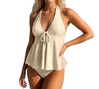 Costumi da Bagno Interi Contenitivi Pancia Perizoma Pezzi La Comode 10 Allattamento Cotone Bermuda Estate Nodo Triangoli Paillettes Musulmano Nonna Mutande Nascondono Mammarie Legati Selvaggia