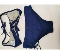 Costumi da Bagno Laure Manaudou Lm disign Alaia Blu Scaro 2 Pieces