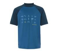 Vaude Solaro Iii Short Sleeve T-shirt Blu 98 cm Ragazzo