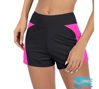 Costumi da bagno per ciclo mestruale a prova di perdite, bikini mestruale, pantaloncini boyleg con fondo impermeabile, per nuoto, mutandine per incontinenza a vita alta con controllo della pancia,