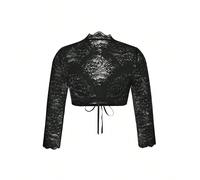 Costumi da donna per Oktoberfest, blusa dirndl in pizzo, top corto elegante per l'Oktoberfest bavarese di Ognissanti L,M,S,XL,XXLColore unicoTessuto in maglia