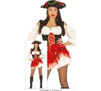 Costumi da donna Questo costume da pirata per adulti è progettato per offrire comfort e autenticità a ogni evento in maschera o celebrazione a tema. Include un outfit che combina un tocco classico e m
