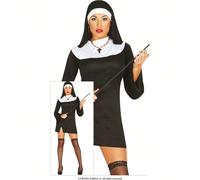 Costumi da donna Questo costume da suora per adulti è la scelta ideale per chi desidera partecipare a feste a tema, Halloween o eventi cosplay con un outfit che combina autenticità e stile. Realizzato