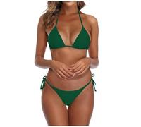 Costumi da Mare Imbottito Reggiseno Bikini Top Triangolo Costume da Bagno Donna 2 Pezzi Costumi da Bagno Imbottito Costumi da Mare Donna Due Pezzi Bikini Sexy Spiaggia Beachwear Swimwear (GN2, S)