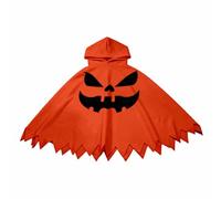 Costumi Da Zucca Per Bambini Per Halloween,Mantello Di Forma Di Zucca Per Bambini Accogliente Mantello In Velluto Arancione Bianco Con Un Simpatico Disegno Forma Ideale Per Cosplay Invernali Feste