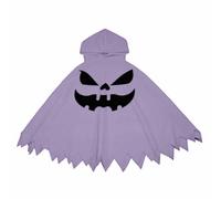 Costumi Da Zucca Per Bambini Per Halloween,Mantello Di Forma Di Zucca Per Bambini Accogliente Mantello In Velluto Arancione Bianco Con Un Simpatico Disegno Forma Ideale Per Cosplay Invernali Feste