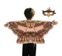 Costumi di animali per bambini - Elegante set per cosplay - Mantello e maschera con d'aquila per bambini | Ragazzi Carnevale Compleanno Teatro Scuola Mascherata Festa da ballo