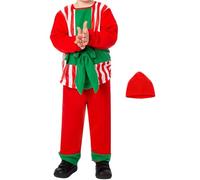 Costumi Di Natale Per Bambini - Vestito Cosplay Di Natale Divertente | Set Costumi Per Giochi Di Ruolo Bambini Vacanze,Per Foto Familiari Eventi Scuola Casa Celebrazioni Spettacoli Travestimenti E Car