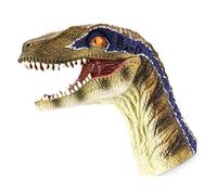 Costumi di scena a forma di testa di dinosauro, vari costumi simulati per giochi di ruolo, accessori per feste (Velociraptor verde)