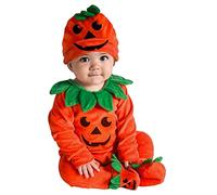 Costumi Halloween Neonato Cosplay Vestito Per Neonati Unisex Costume Da Pumpkin Bambino Vestito Da Carnevale Tuta Bimbo Set Di Jumpsuit Ragazze Completo Di Halloween Invernali Body Set 0-24 Mesi