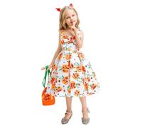 Costumi Halloween Per Bambini Set Abito Da Travestimento E Borsetta Vacanza
