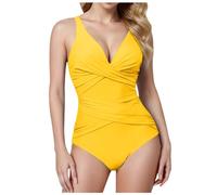 Costumi Interi Gioiello Bikini Vita Alta Modellante Pezzo Sopra Bikini Costume Da Bagno Intero Senza Spalline Golden Beach Costumi Da Bagno Bikini Donna Formosa Costume Da Bagno Costume Intero