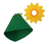 Costumi Oca Da Scrivania | Decorazione Costume Statua - Mini outfit oca da scrivania con cappello girasole e gonna - Adatto A Statua Di 18 Cm Appartamento Festa Raduno Party Soggiorno Casa Posto Di La