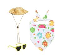 Costumi Per Oche Da Portico - Accessori Per Oche Da Esterno Con Stile Vacanza - Occhiali Da Sole Per Sculture Animali Stile Vacanza Spiaggia Per Casa Giardino Finestra Decorazione Vista Mare