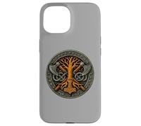 Costumi vichinghi da donna e da uomo - Albero della vita Custodia per iPhone 15